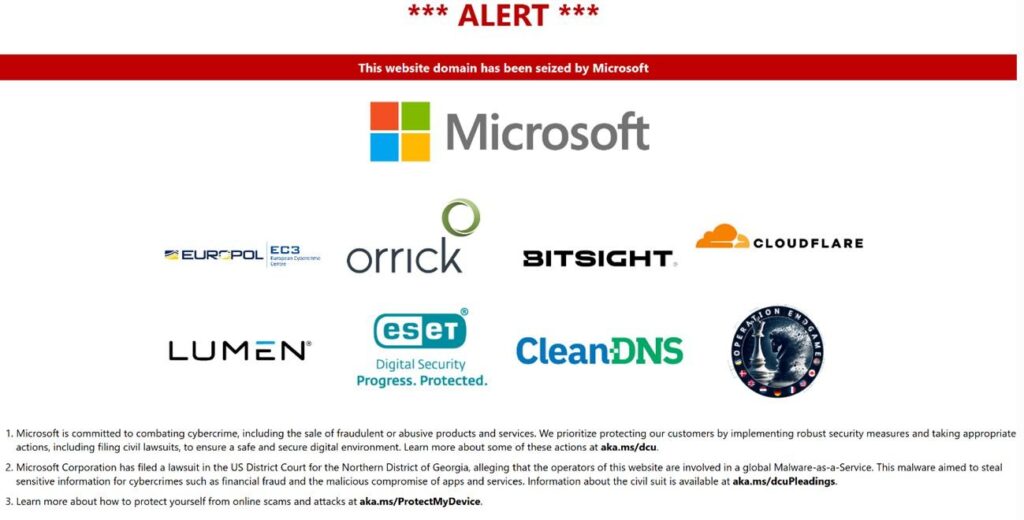 Operación Global Contra Lumma Stealer: Microsoft y aliados desmantelan red de cibercrimen