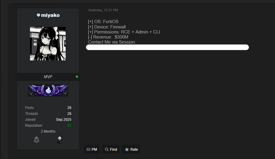 miyako Scattered Lapsus$ Hunters  ofrece
