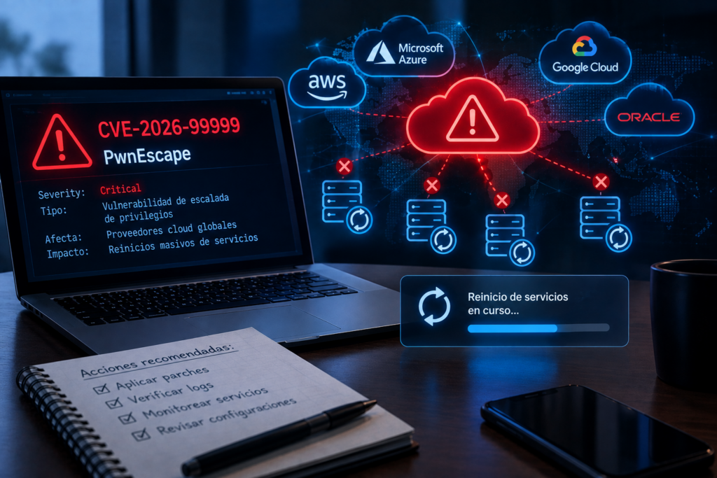 Alerta crítica en la nube global - Devel Group